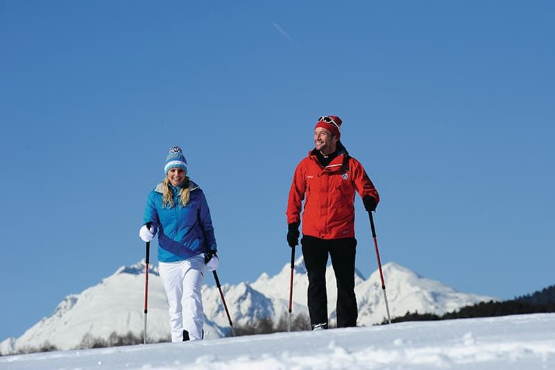 Schneeschuhwandern Mieminger Plateau Tirol